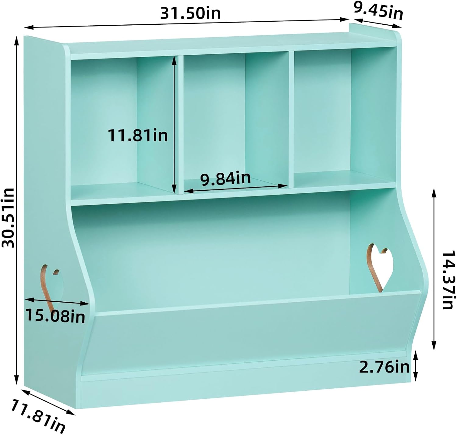 LL-KIDSbookshelf-green