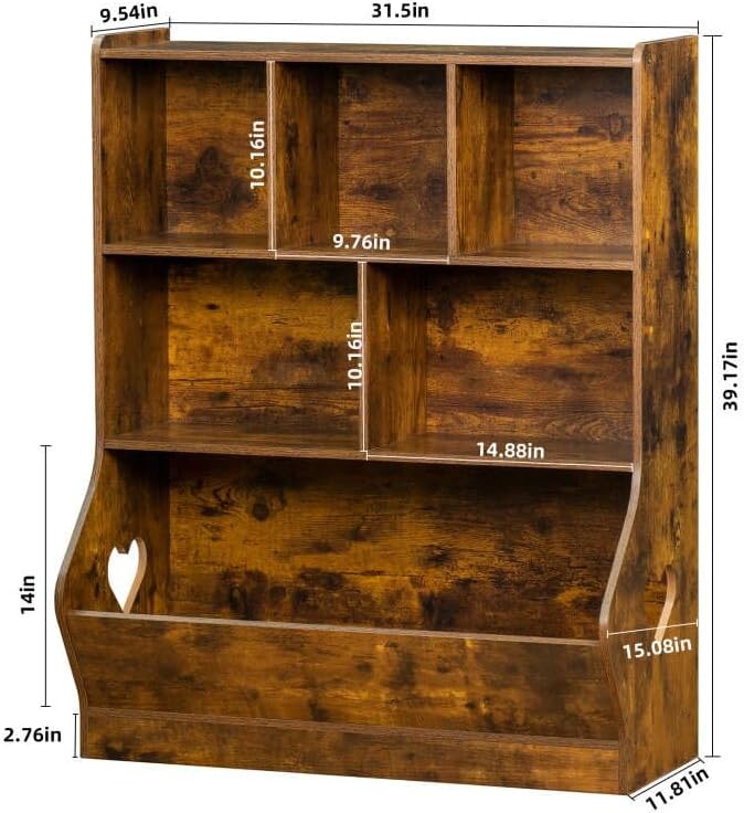 LO-100-CBookshelf-Brown