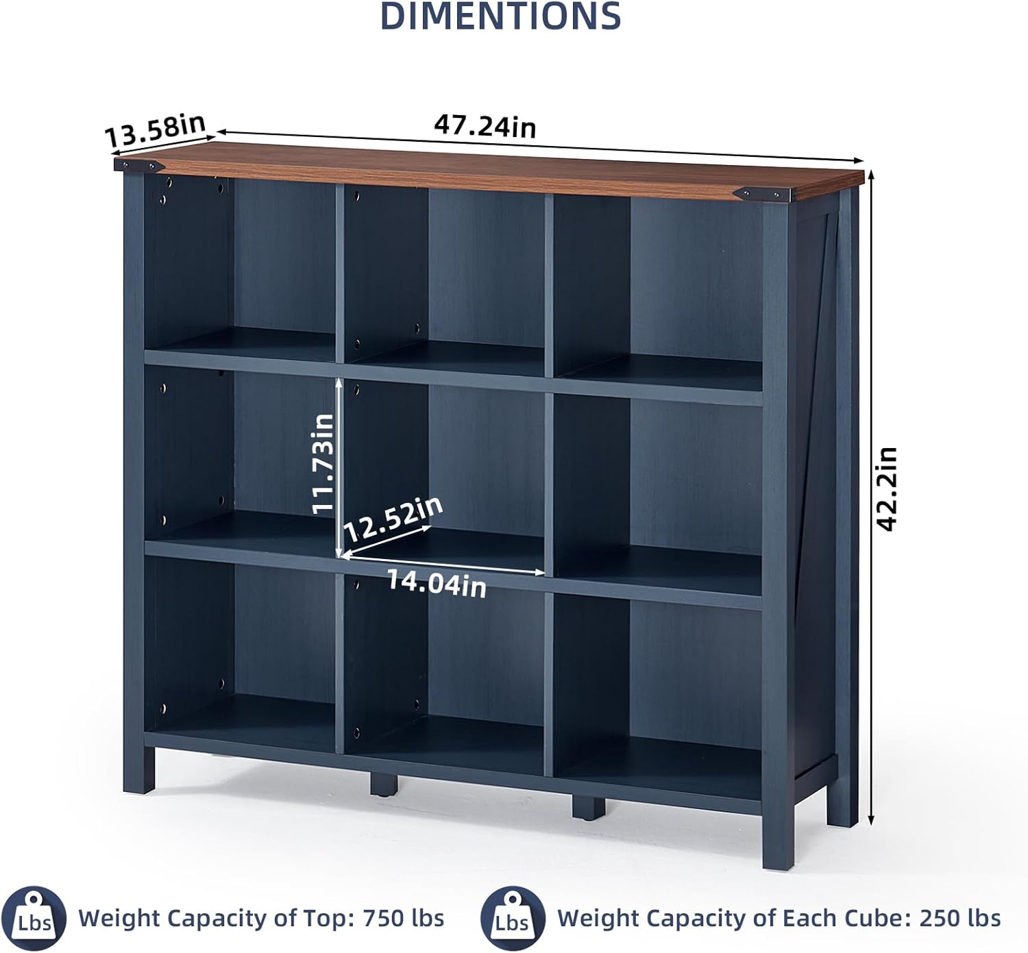 LB-9CBookshelf-Blue