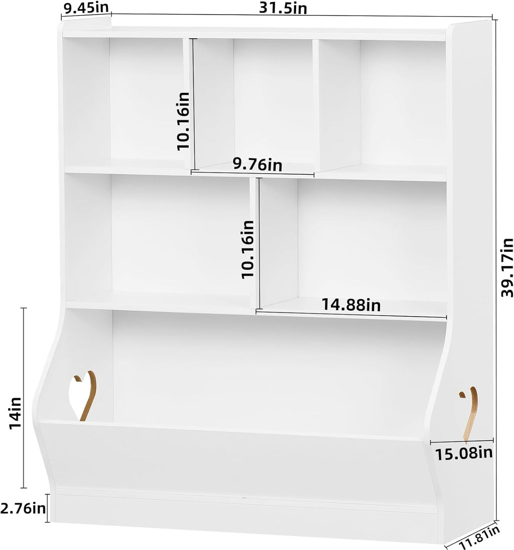 LO-100-CBookshelf-White