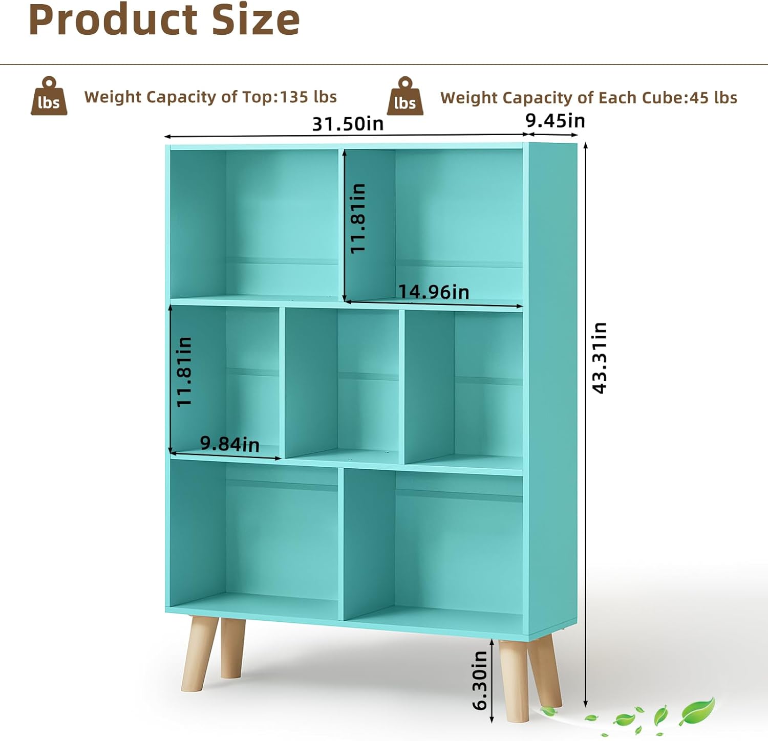 LY-Bookshelf-Green