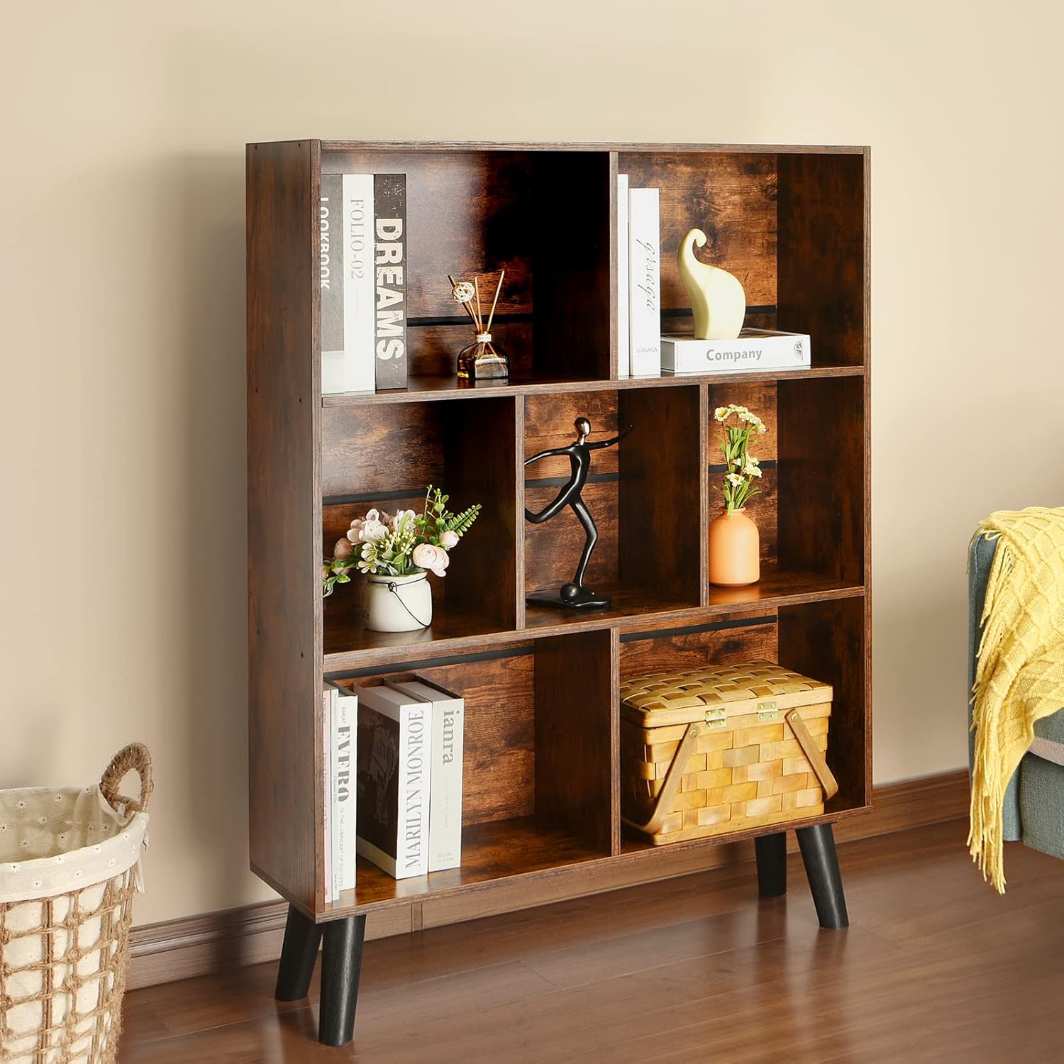 LY-Bookshelf-brown
