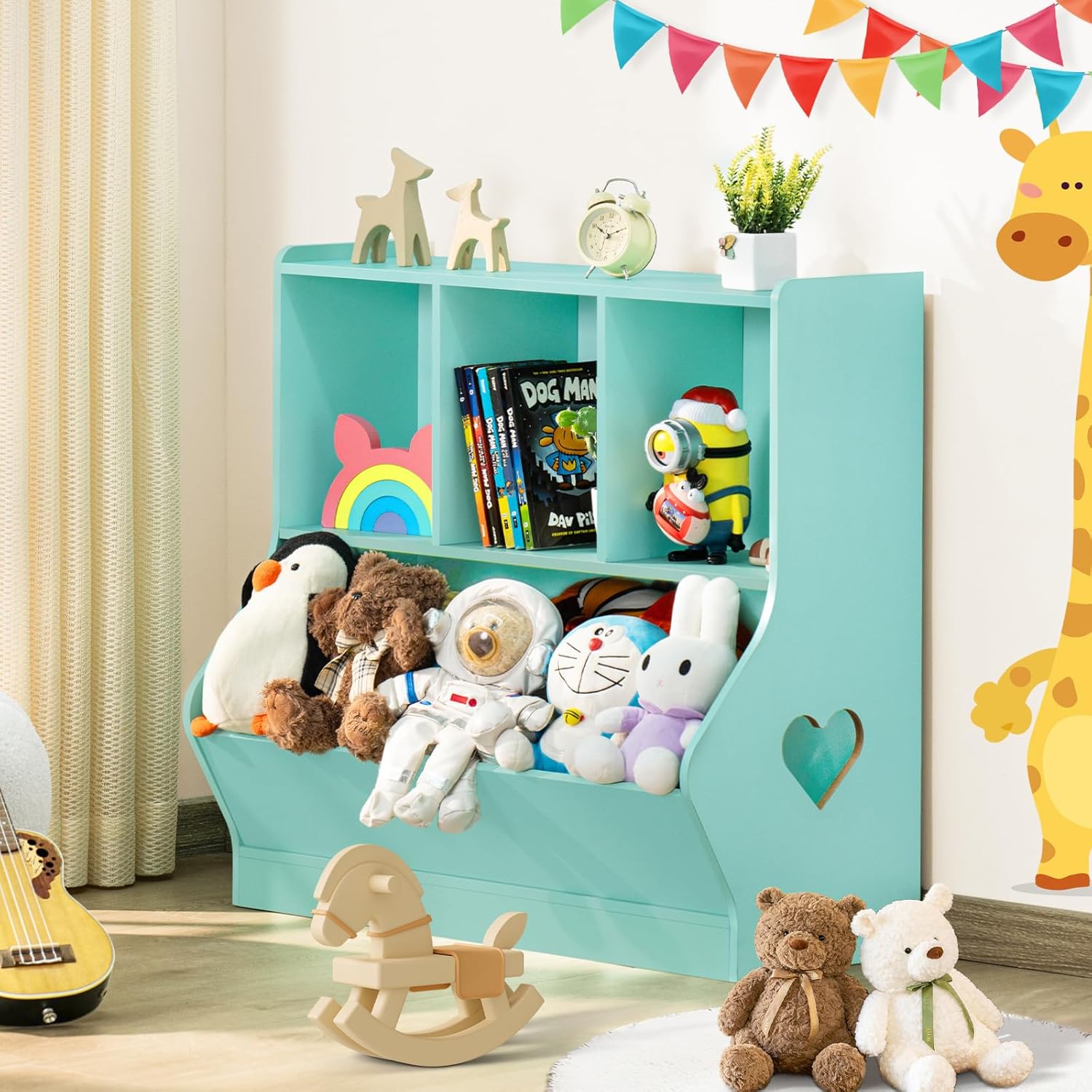 LL-KIDSbookshelf-green