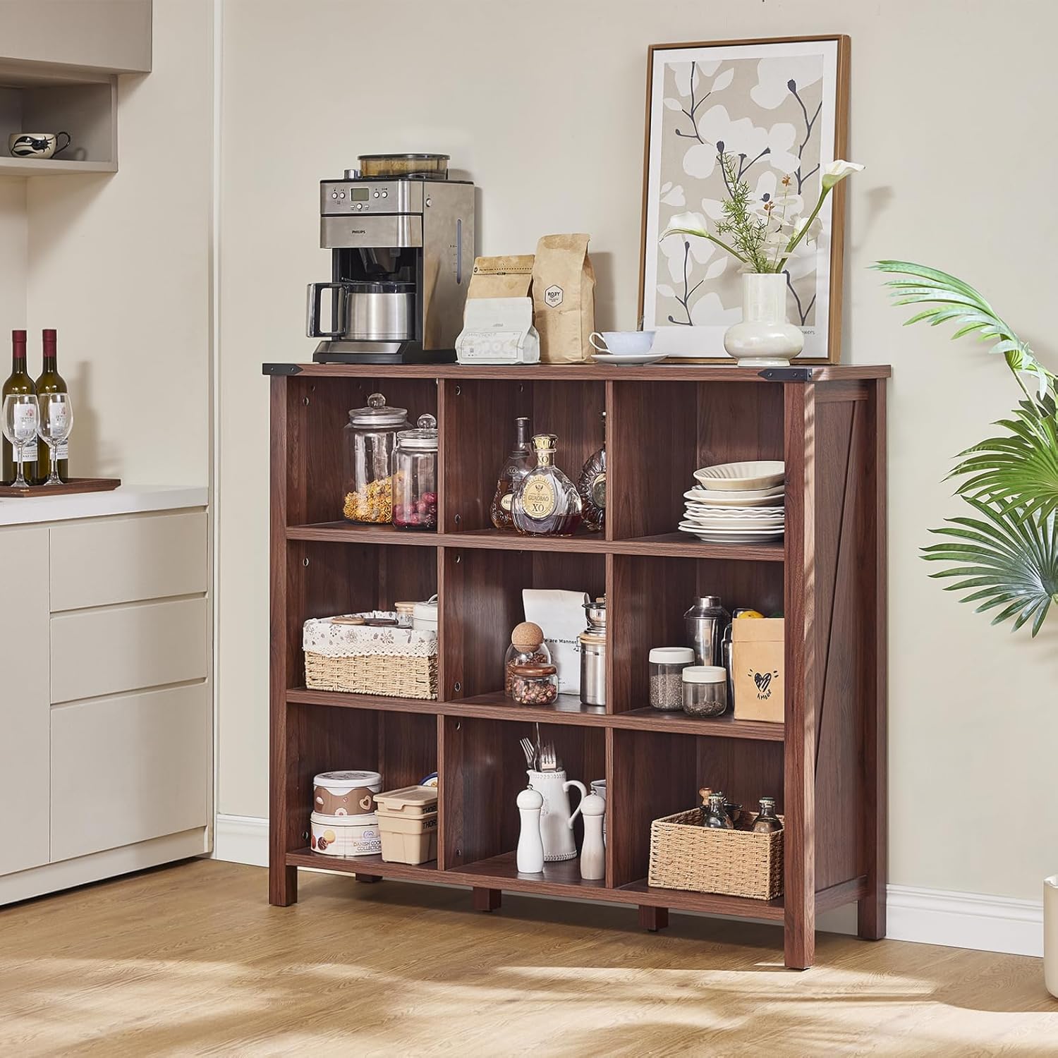 LB-9CBookshelf-Brown