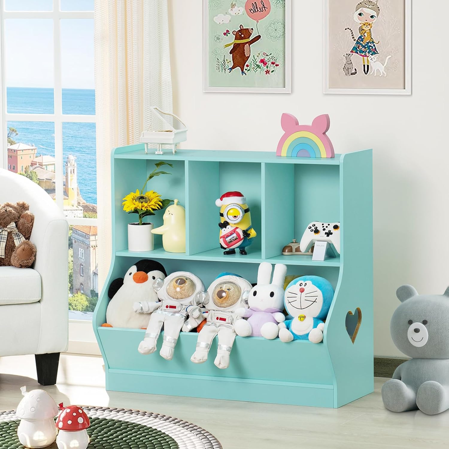 LL-KIDSbookshelf-green