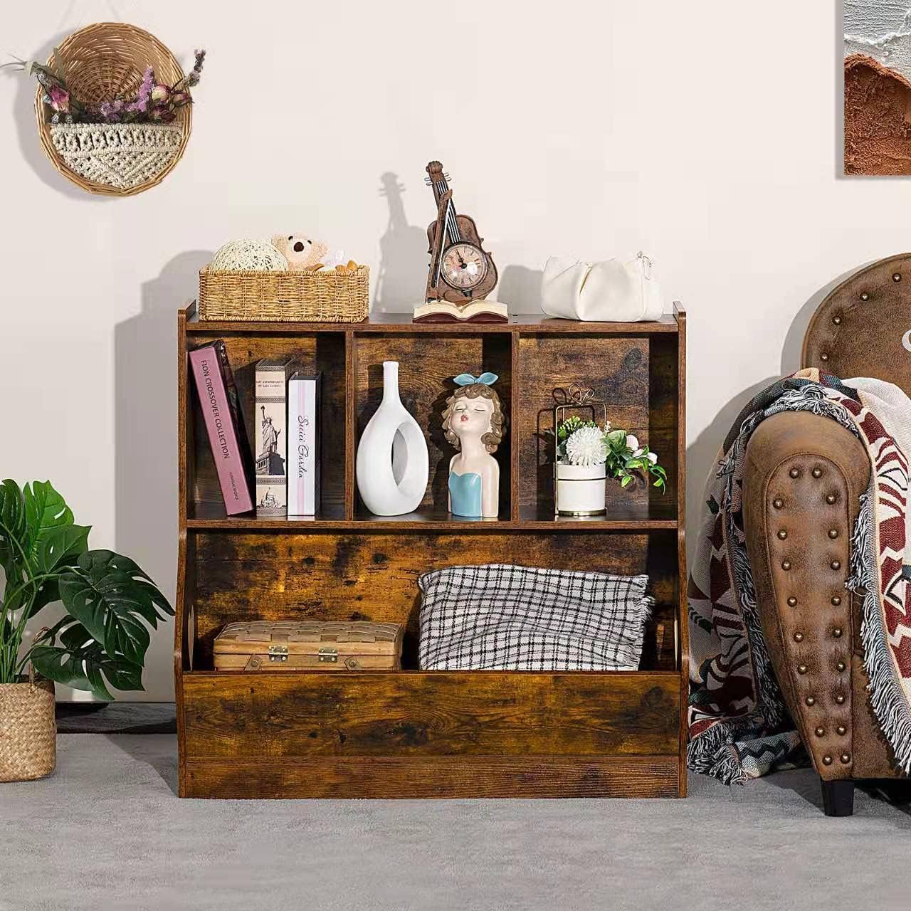 LL-KIDSbookshelf-brown