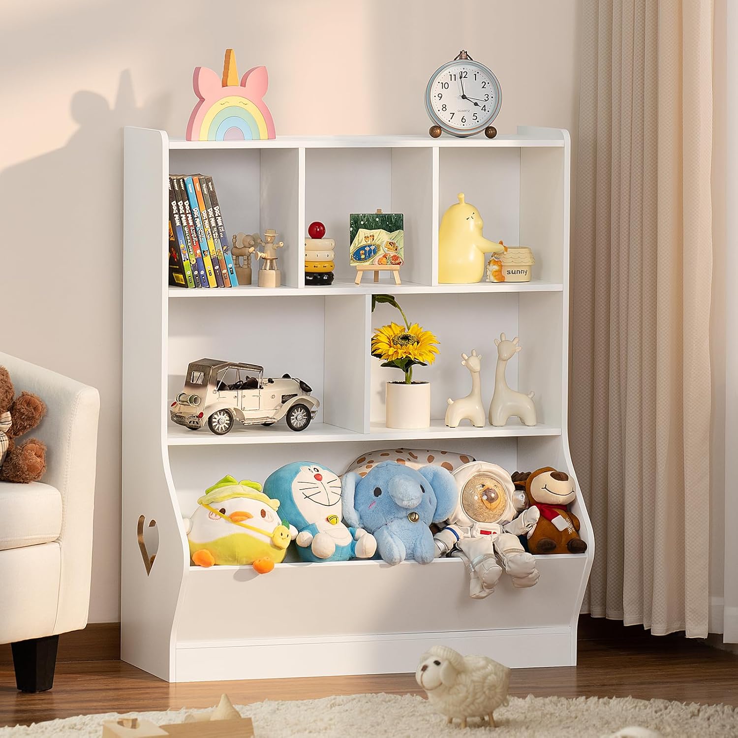 LO-100-CBookshelf-White