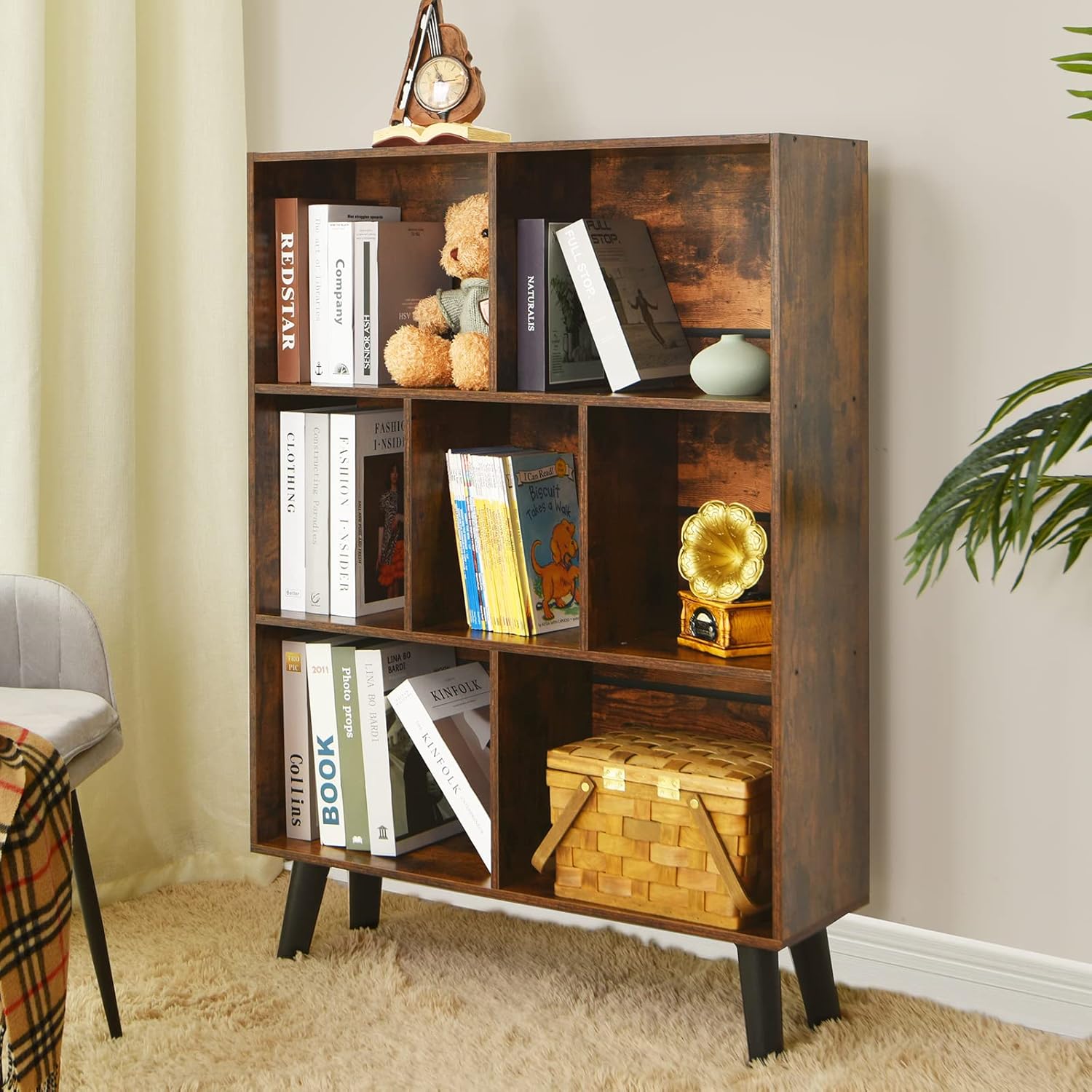 LY-Bookshelf-brown