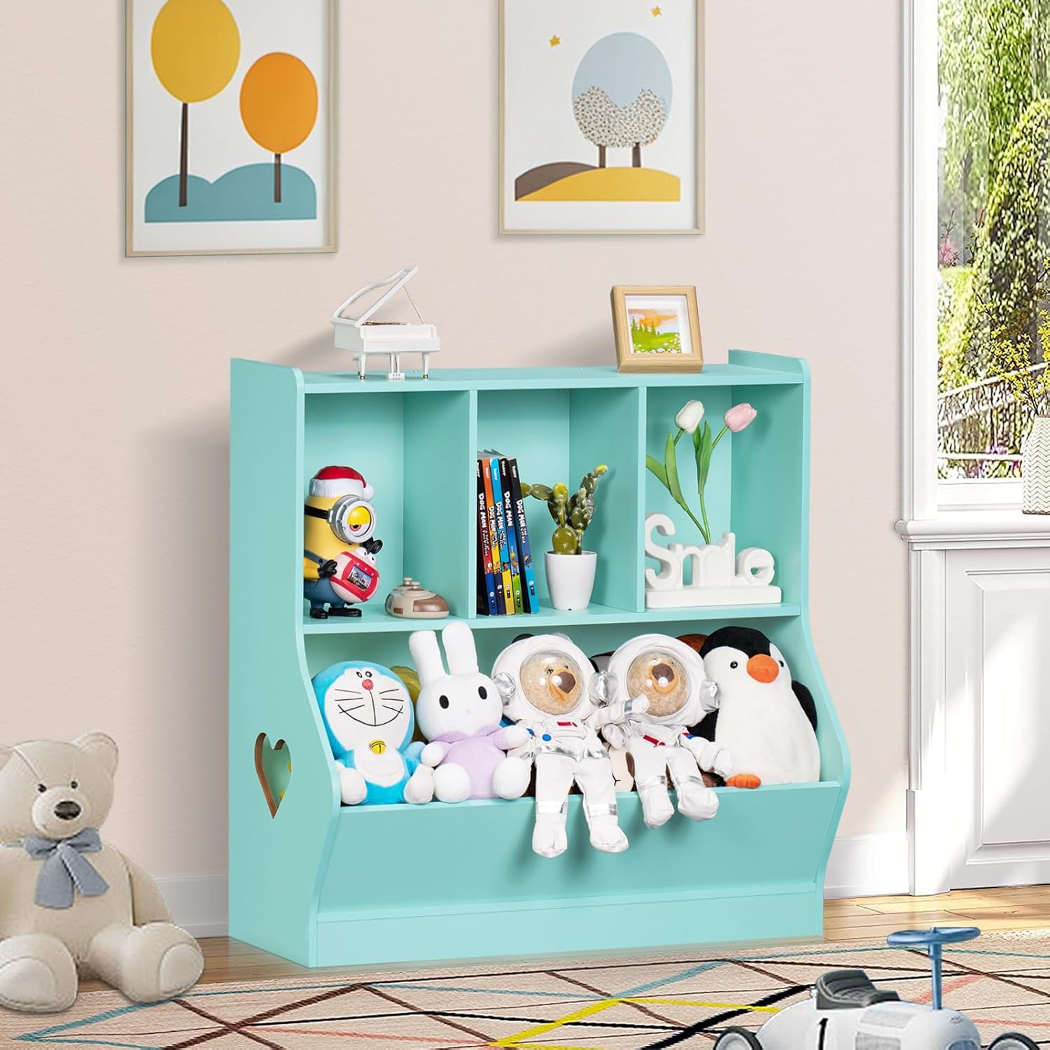 LL-KIDSbookshelf-green