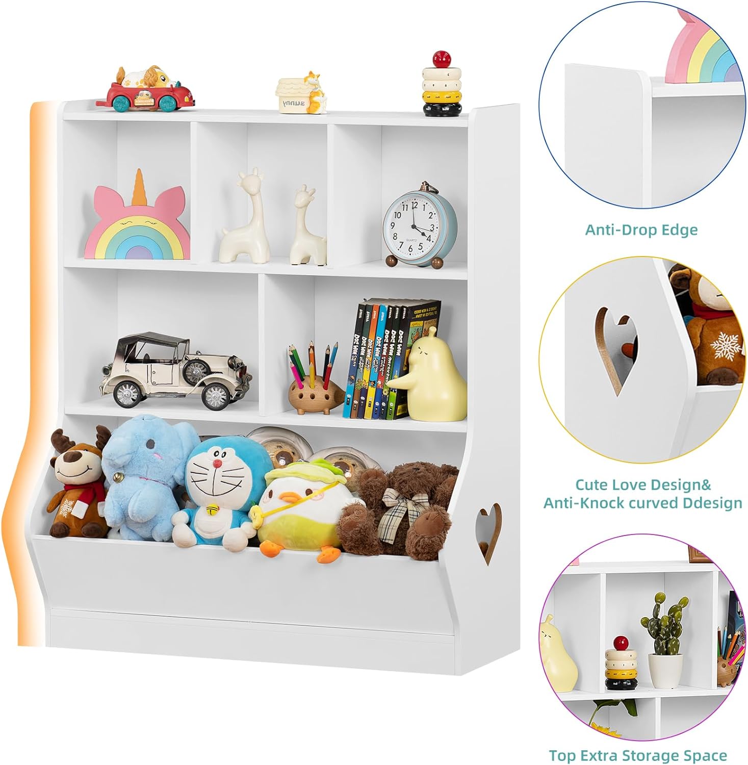 LO-100-CBookshelf-White