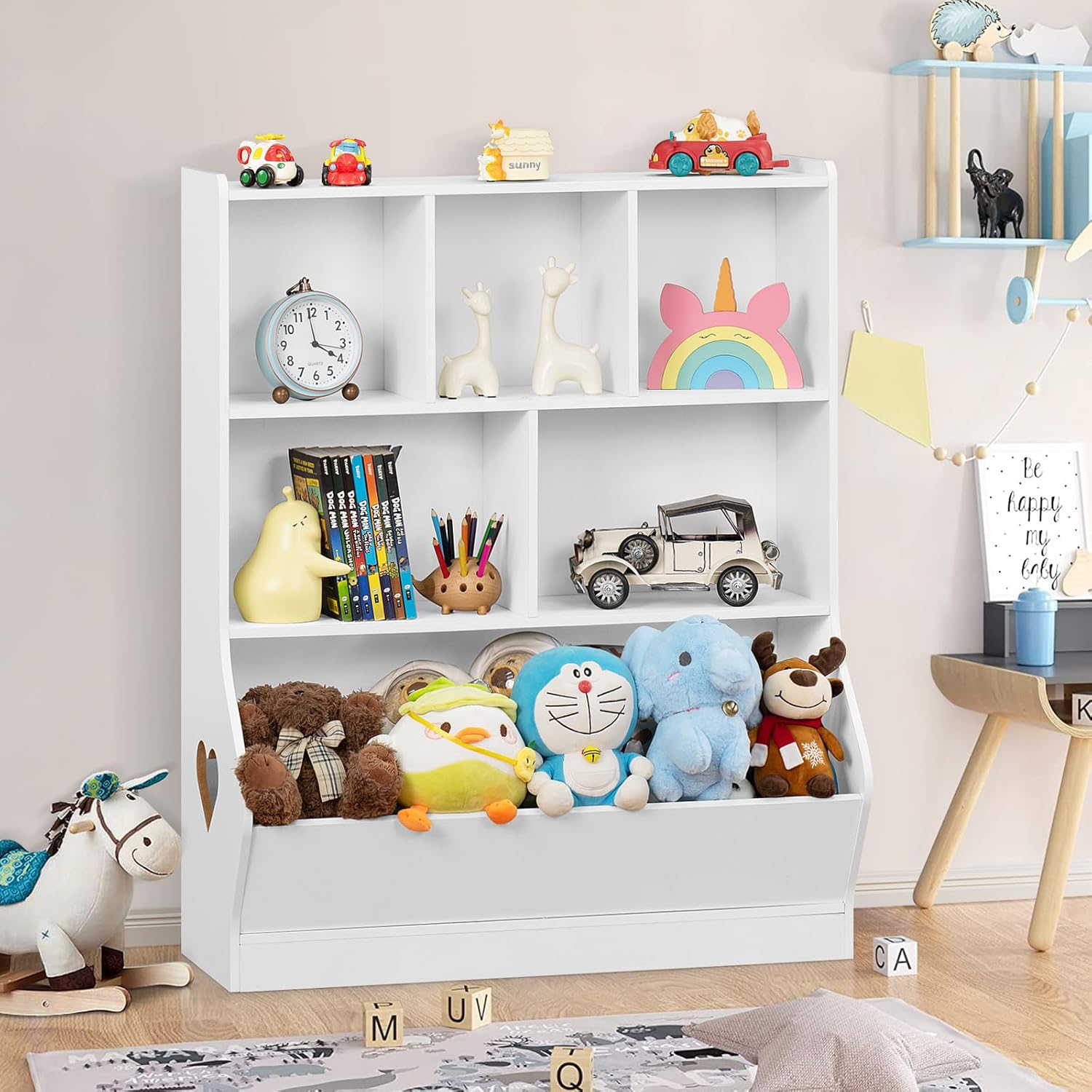 LO-100-CBookshelf-White