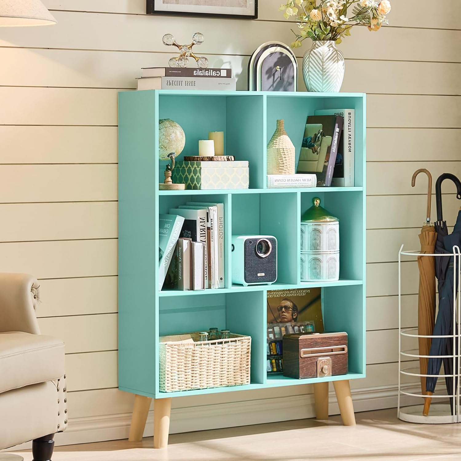 LY-Bookshelf-Green