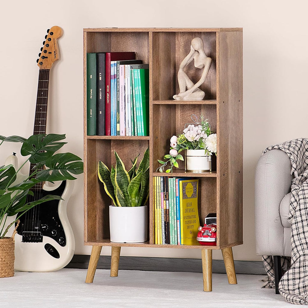 LY-S-Bookshelf-Oak Gray