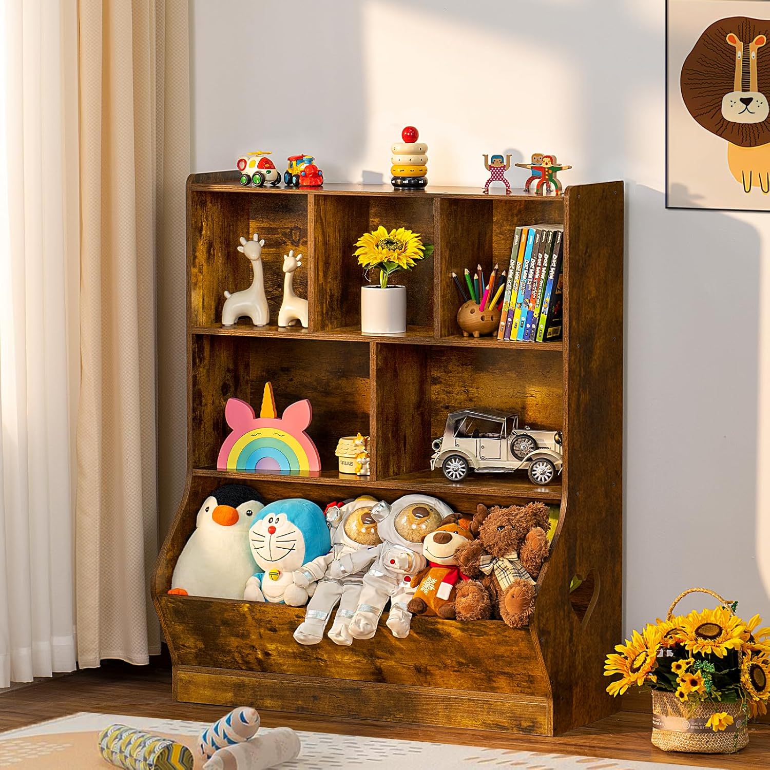 LO-100-CBookshelf-Brown