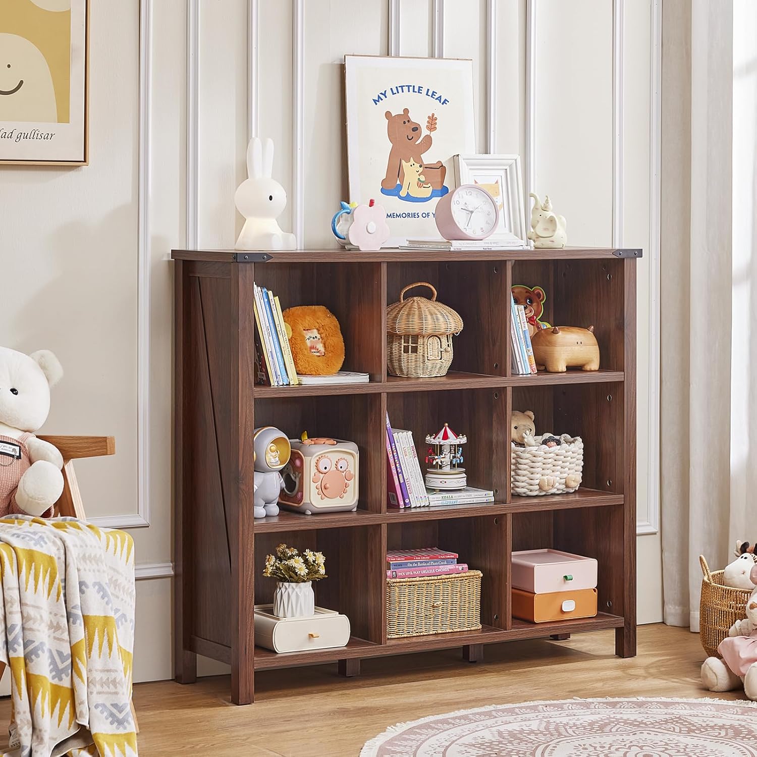 LB-9CBookshelf-Brown