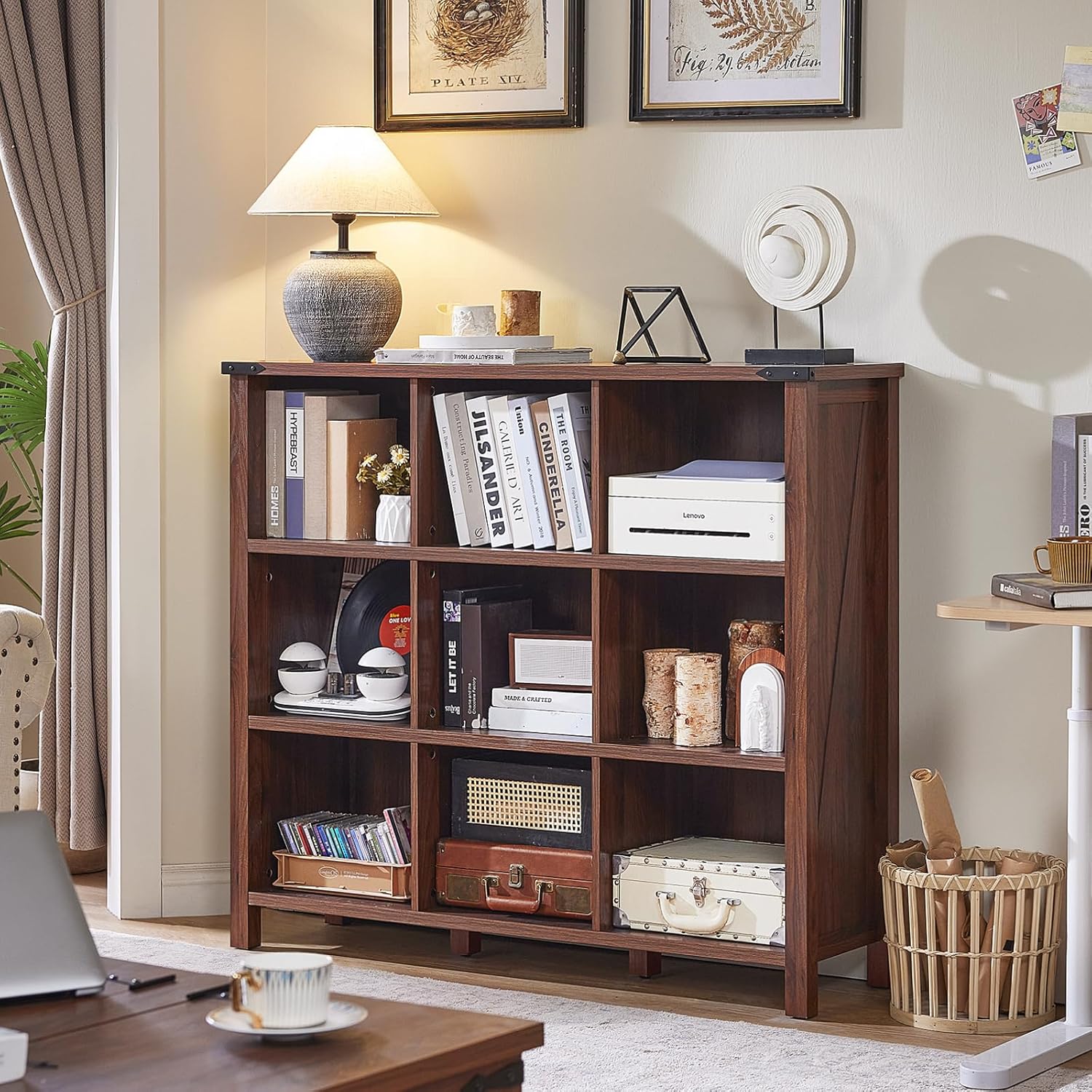 LB-9CBookshelf-Brown