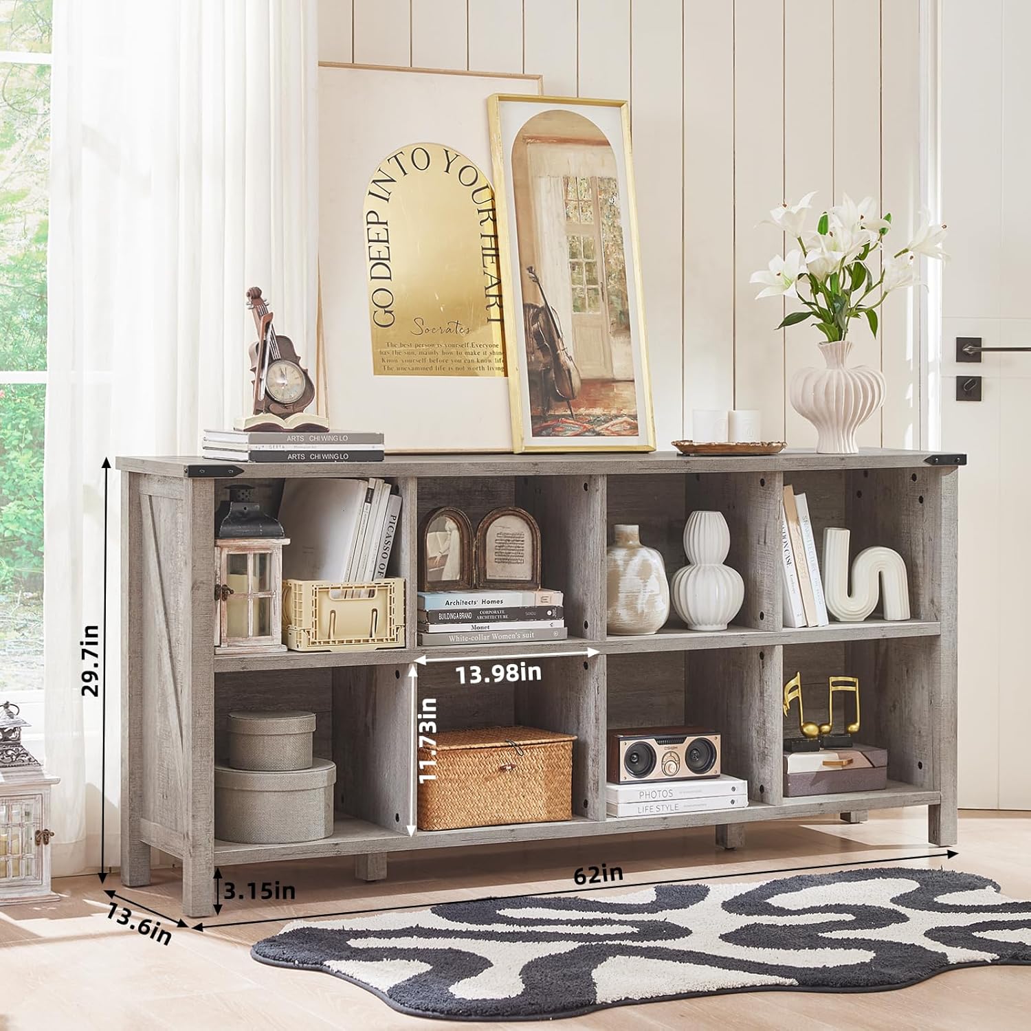 LB-8CBookshelf-Black