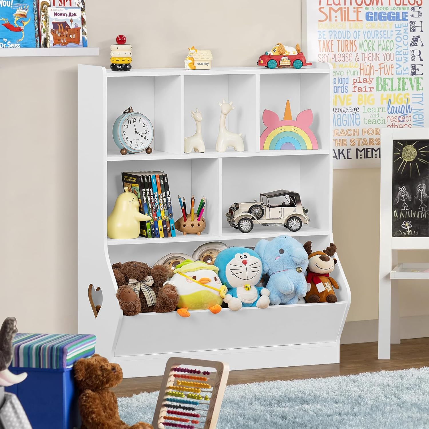 LO-100-CBookshelf-White