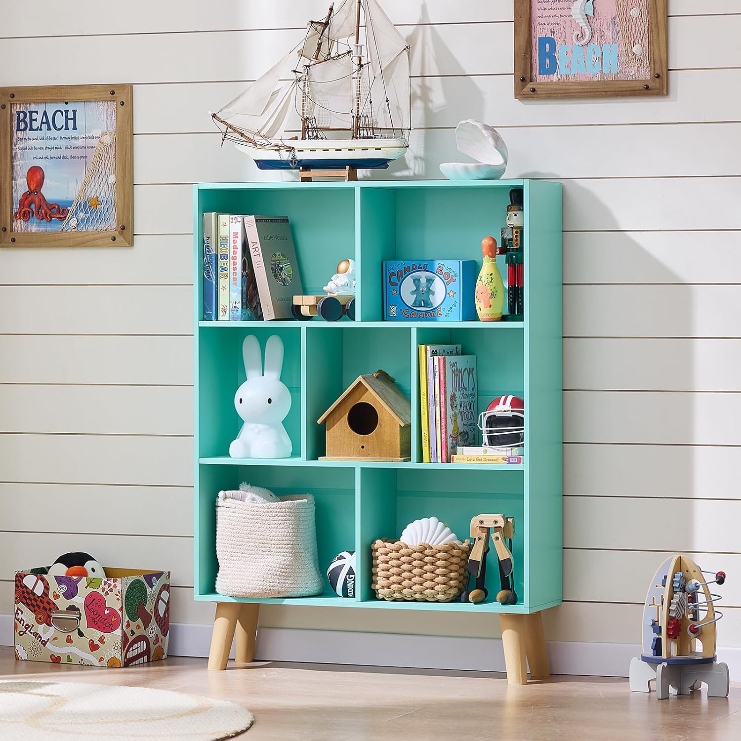 LY-Bookshelf-Green