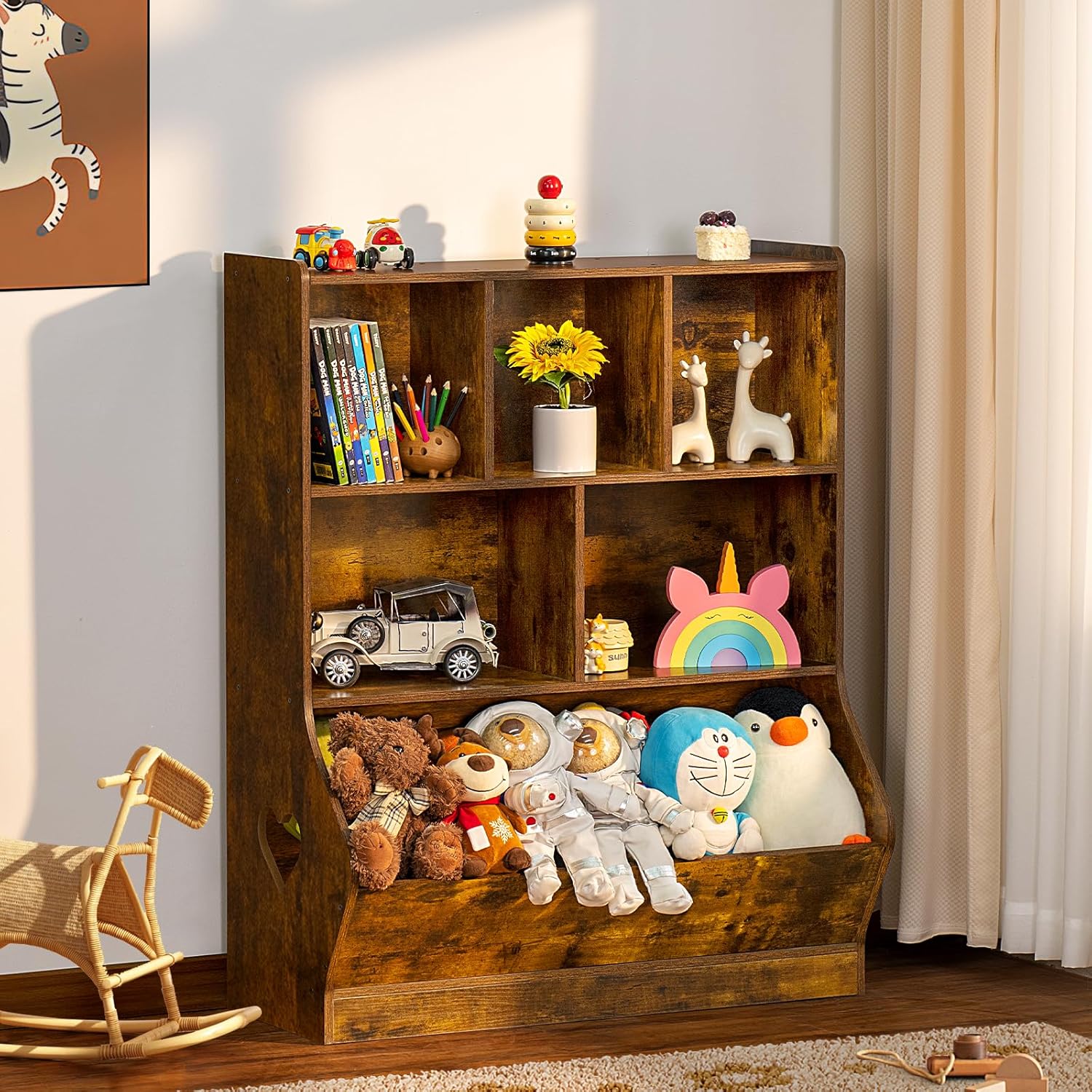 LO-100-CBookshelf-Brown